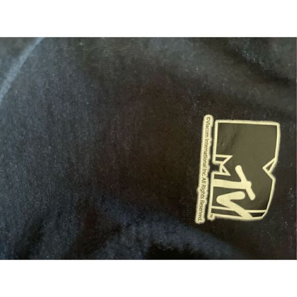 MTV Crescent Moon 100% Cotton Black Unisex T-Shirt Size Medium-EUC - Picture 8 of 8